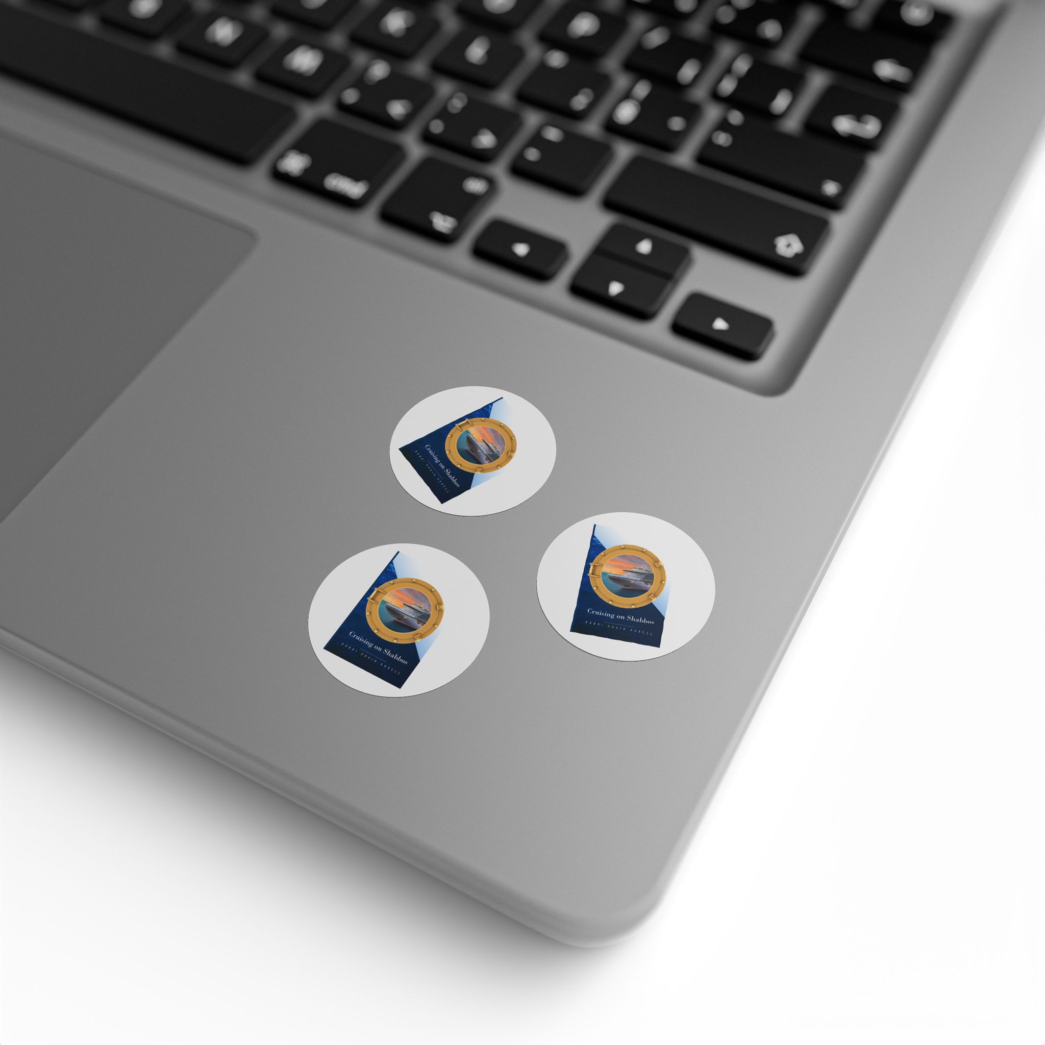 Nautical Porthole Round Sticker Roll — Cruise Logo Label Stickers - Image 8