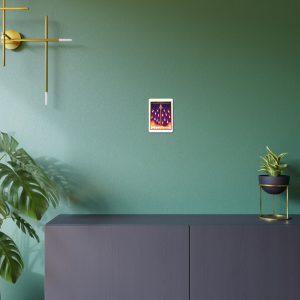 Ignite Spiritual Growth Metal Art Sign — Inspirational Rocket Wall Décor