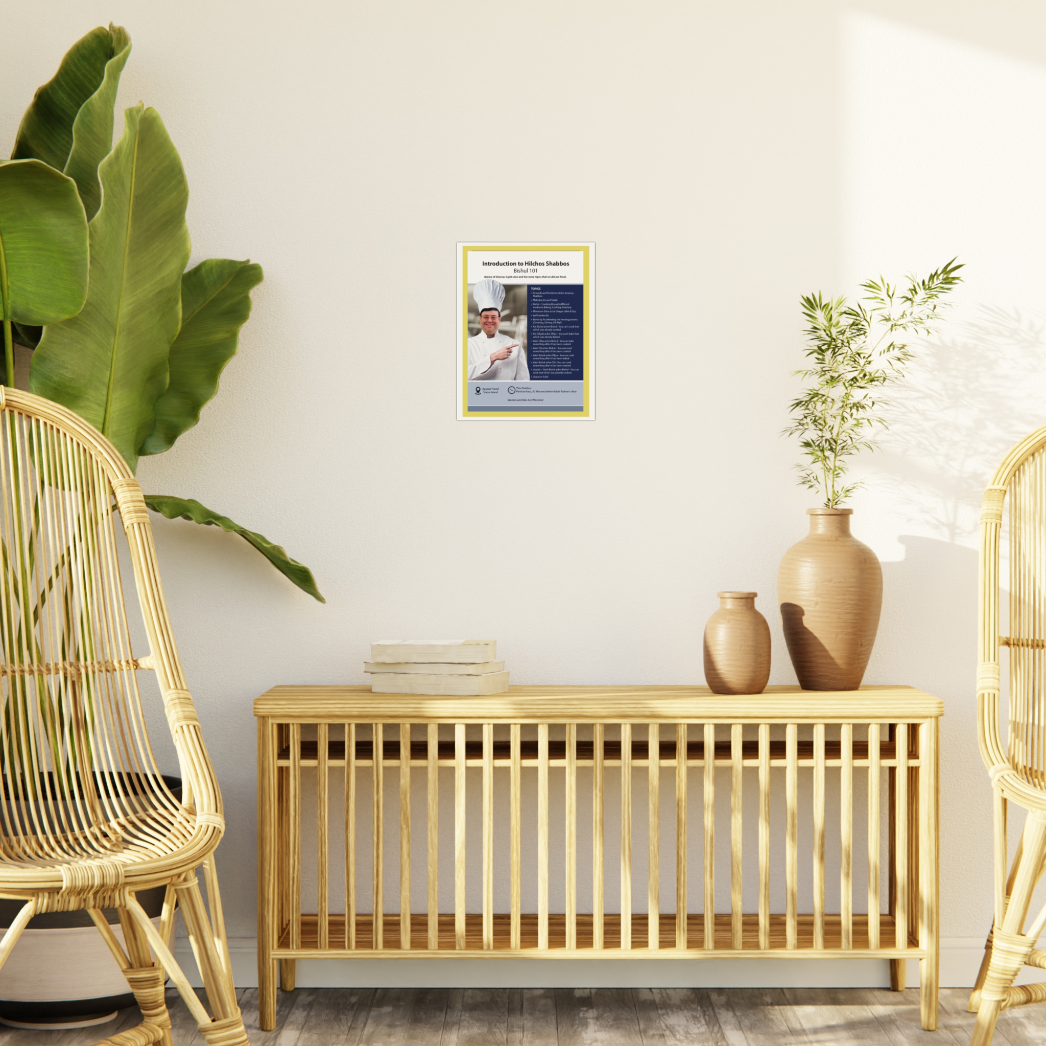 Introduction to Hilchos Shabbos Foam Board - Bishul 101 Poster - Image 11