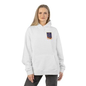 Relaxed Hoodie - Small Chest Starry Night Galaxy Patch Graphic