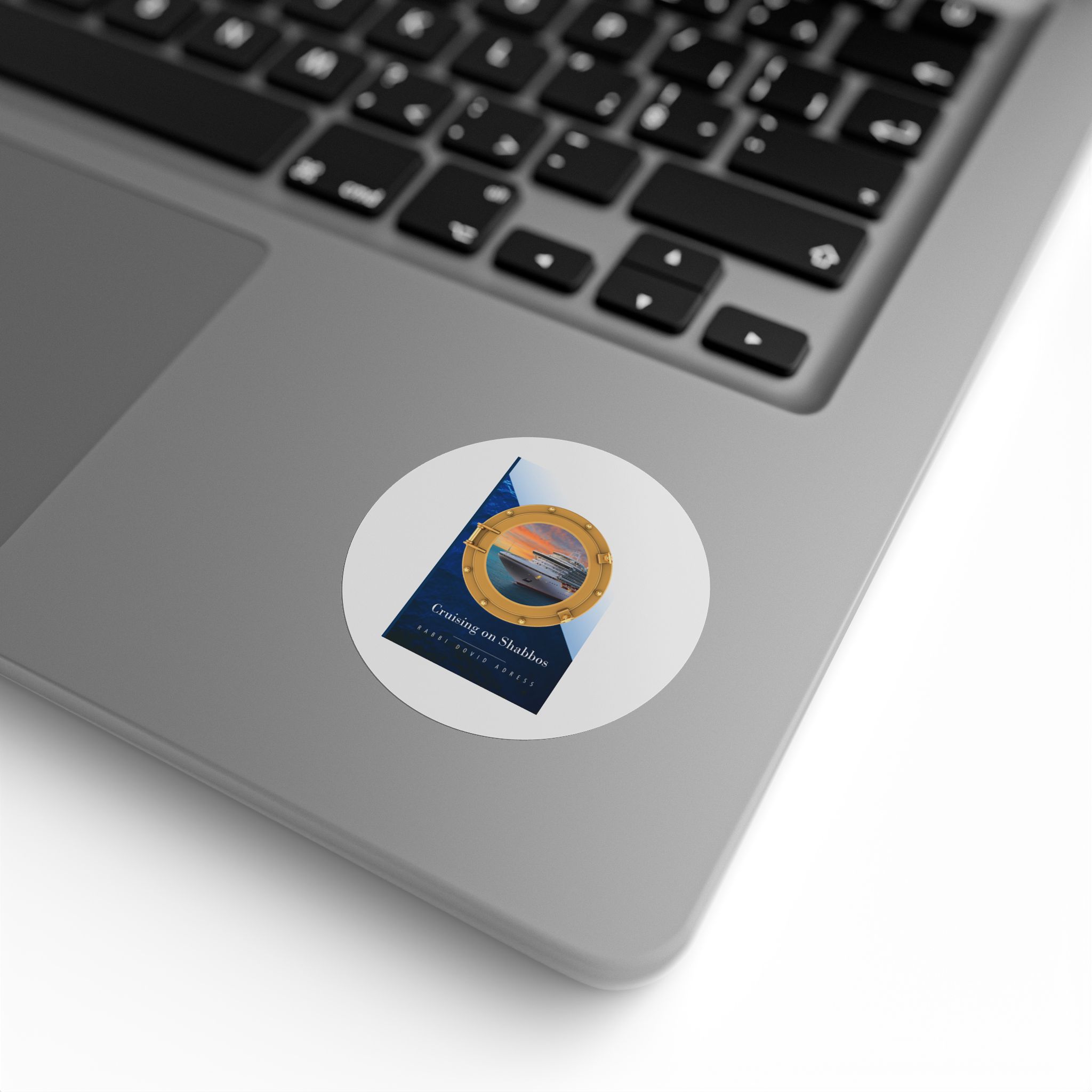 Nautical Porthole Round Sticker Roll — Cruise Logo Label Stickers - Image 24