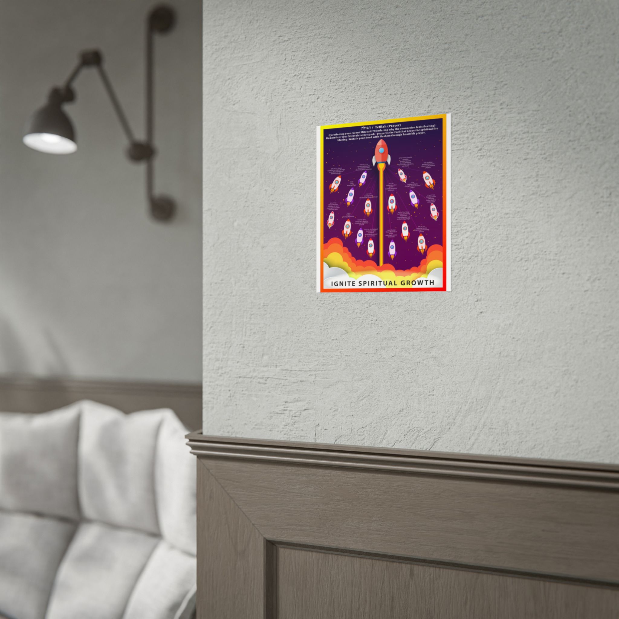 Space Rocket Poster — Colorful Kids’ Nursery Wall Art (Rolled Posters) - Image 35