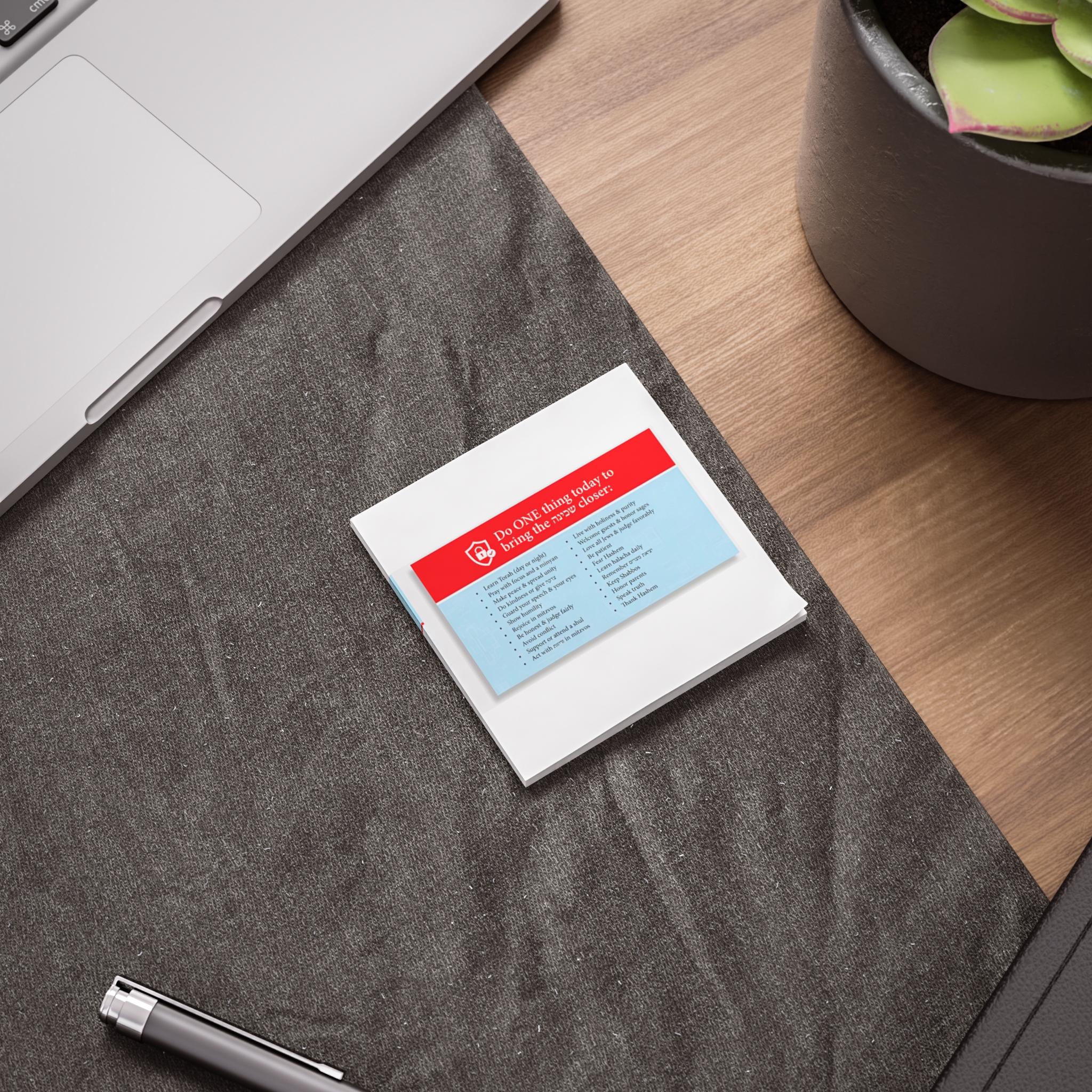 Do ONE Thing Today Motivational Post-it Note Pads — Daily Productivity Reminder Notes - Image 4