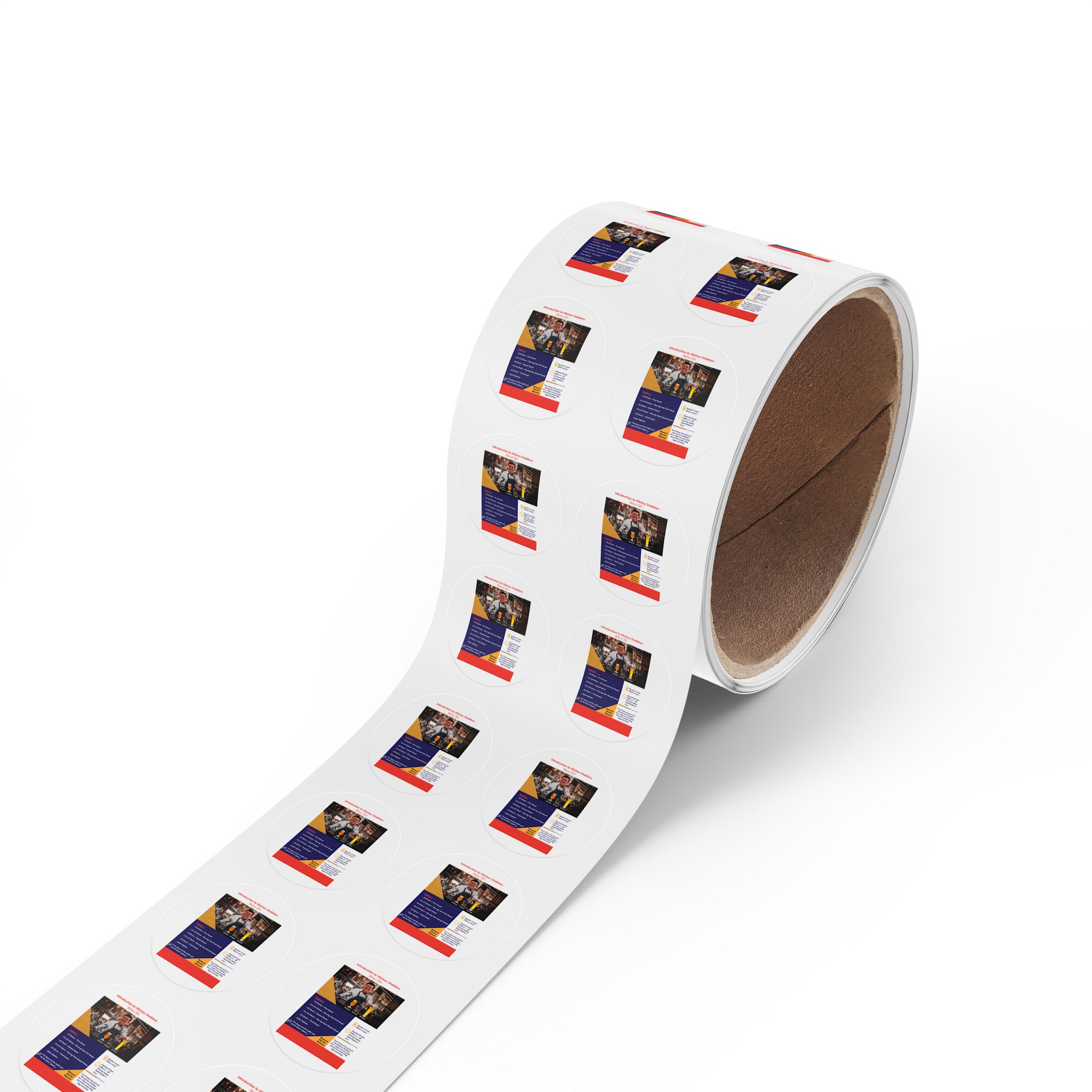 Custom Round Sticker Label Rolls — Branded Promotional Labels (Pack) - Image 6